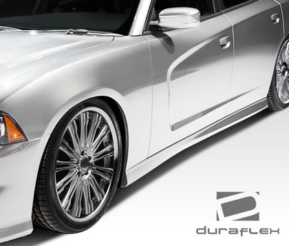 Duraflex SRT-8 Side Skirt Rocker Panels 11-14 Dodge Charger - Click Image to Close